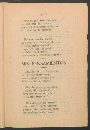 Mis pensamientos