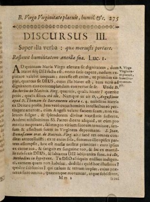 275-284, Discursus III