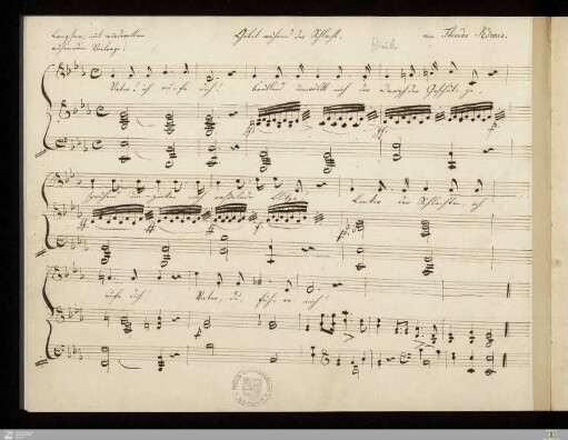Friedrich Heinrich Himmel : Gebet während der Schlacht