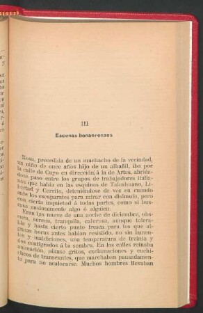 III. - Escenas bonaerenses
