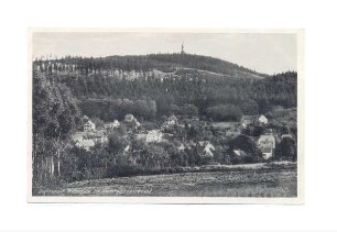 Hiddesen mit Hermannsdenkmal-Teilansicht