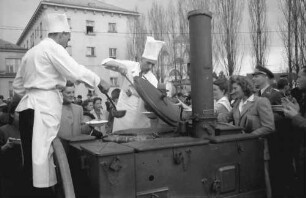 Bukarest: Köche an der Gulaschkanone