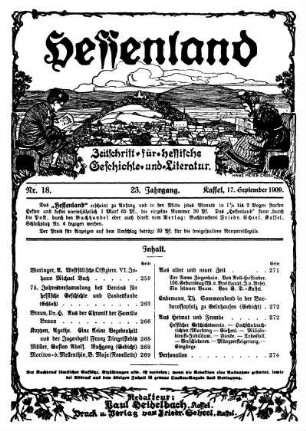 Nr. 18, 17. September 1909