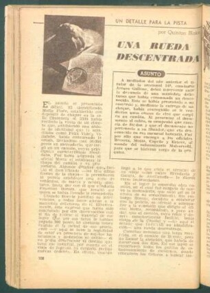 Una rueda descentrada : Un detalle para la pista