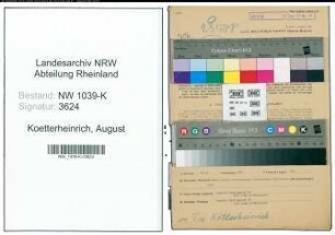 Entnazifizierung August Koetterheinrich , geb. 14.10.1905 (Pfleger)