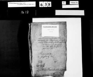 Rechnungswesen der Schultheissenbezirke Elspe und Oberelspe