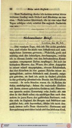Siebenzehnter Brief