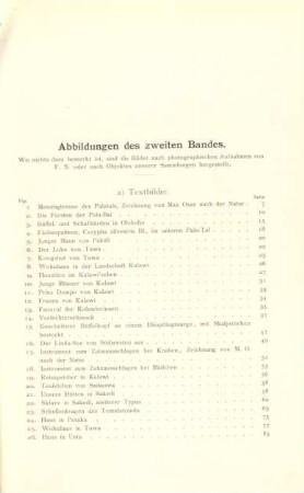 Abbildungen des zweiten Bandes