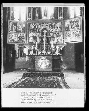 Schottener Altar — Altarbekrönung