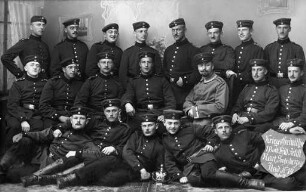 Erster Weltkrieg - Reservelazarett Harmonie Heidelberg und 1. Bad. Leibgrenadier-Regiment Nr. 109. Unbekannte Soldaten