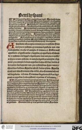 Iste est quartus tractatus parvorum logicalium in quo postquam autor superius determinavit de ampliatione, consequenter determinat appellatione...