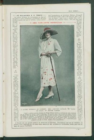 Uma flor entre borboletas : A última estrella de Londres: Miss Dorothy Dickson, no papel de Sally, no Winter Garden