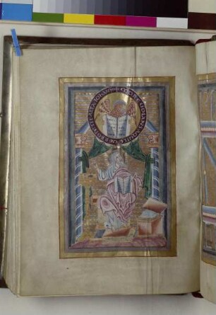 Sogenanntes Evangeliar des Bischofs Hezilo — Der Evangelist Johannes, Folio fol. 163v