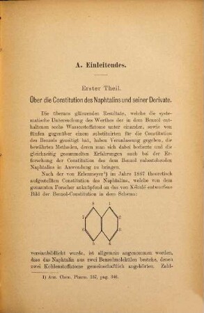 Beiträge zur Kenntniss der Naphtalinderivate : Inaug.-Diss.
