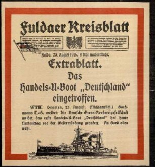 Dritte Ausgabe vom Mittwoch, den 23. August 1916.