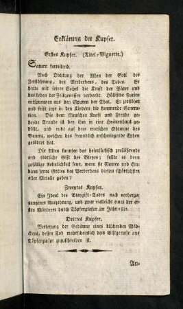 Erklärung der Kupfer.