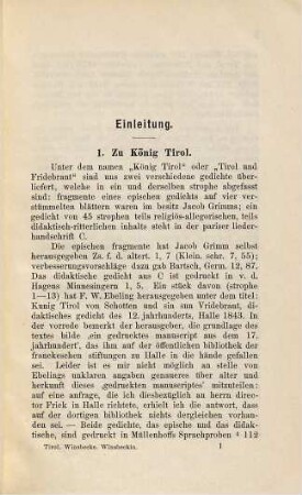 König Tirol, Winsbeke und Winsbekin