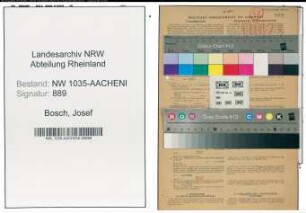 Entnazifizierung Josef Bosch , geb. 19.07.1895 (Kaufmaennischer Angestellter)