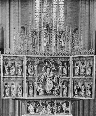 Ehemaliger Hochaltar der Marienkirche — Gesprenge