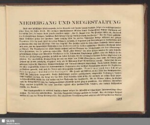 Niedergang Und Neugestaltung