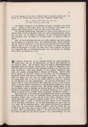 IV. [Savonarola. Dante. Das Ende]