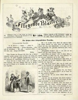 "Die Folgen einer telegraphischen Depesche"