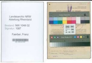 Entnazifizierung Franz Faerber , geb. 05.03.1907 (Angestellter)