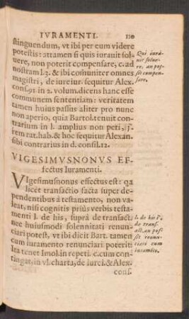 Vigesimus Nonus Effectus Iuramenti.