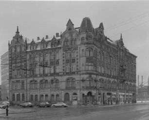 Dresden, Könneritzstraße 19 : Dresden-Altstadt. Wohn- und Geschäftshäuser, Könneritzstraße 19/Ecke Laurinstraße und Könneritzstraße 21. Eckansicht
