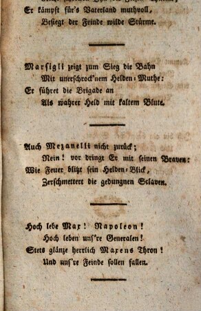 Lied eines baierischen Soldaten