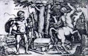 Herkules tötet Nessus - aus der Folge "Die Taten des Herkules"