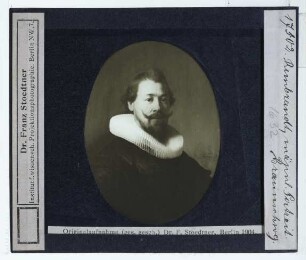 Rembrandt, Portät eines Mannes mit einem Mühlsteinkragen (Braunschweig HAUM 232)