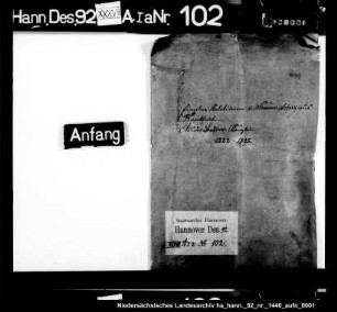 Berichte des Bundestagsgesandten von Hammerstein aus Frankfurt betr. Besoldungs- und Pensionsrückstände sowie Deposita des vormaligen Reichskammergerichts