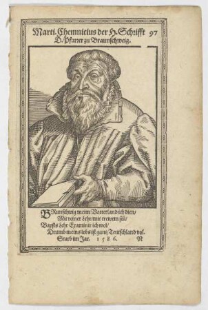 Bildnis des Martinus Chemnicius