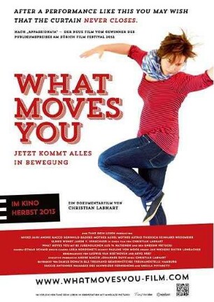 WHAT MOVES YOU - Jetzt kommt alles in Bewegung