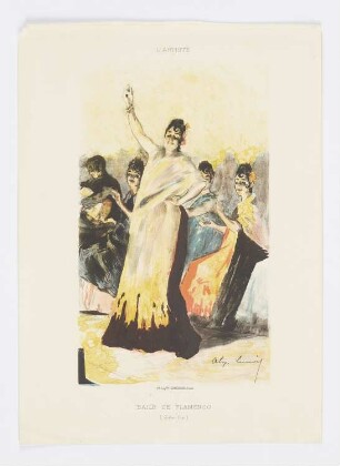 Baile de Flamenco (Séville), aus: "L’Artiste", Paris 1893
