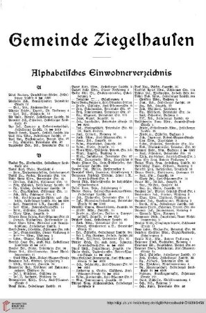 Gemeinde Ziegelhausen