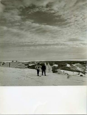 Skiläufer auf dem Feldberg