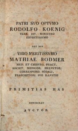 Diss. inaug. physiol. de somno