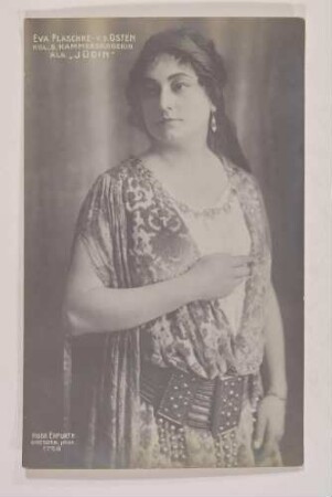 Rollenbildnis Eva Plaschke von der Osten als "Jüdin"