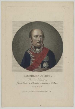 Bildnis des Maximilien Joseph, Roi de Baviere