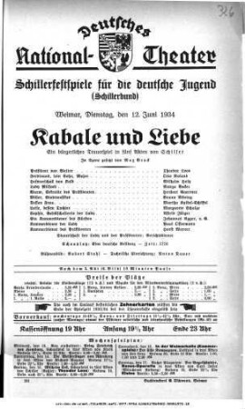 Kabale und Liebe