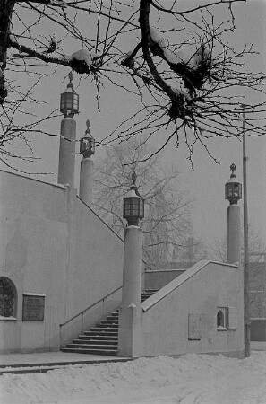 Treppenaufgang der russischen Gedächtniskirche