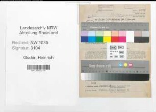 Entnazifizierung Heinrich Guder , geb. 13.02.1920 (Ingenieur)