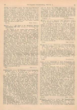 64-66 [Rezension] Holstein, Günther, Die Staatsphilosophie Schleiermachers