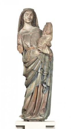 Stehende Maria mit Kind