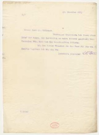 Brief an Ludwig Volkmann : 23.12.1913