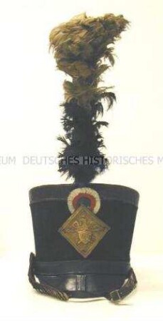 Tschako für Mannschaften (Voltigeure), 3. Linien-Infanterie-Regiment, Königreich Westphalen