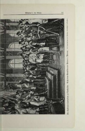 Die Kaiserproklamation zu Versailles.