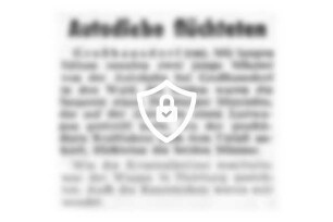 Autodiebe flüchteten
